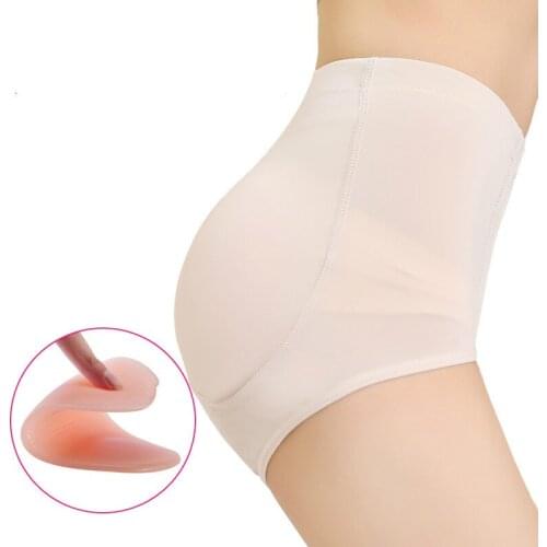 Women Sexy Panty Pad Silicone Shapewear Bum Butt Hip Up Enhancer Underwear Silicone Abundant Buttocks Pants