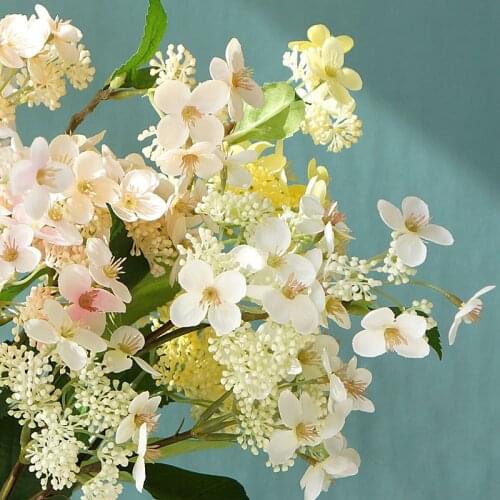 1pc Hydrangea artificial silk flower for Wedding Party Home Display Ornaments Flower Arrangement Decoration