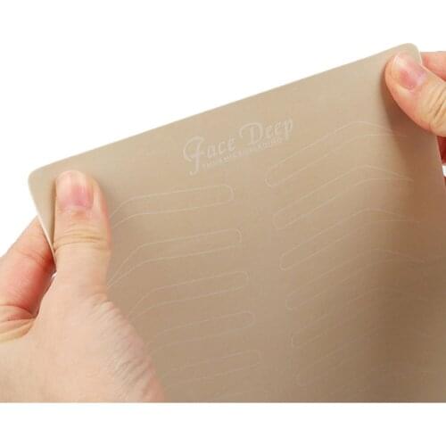 30pcs/lot Inkless practice skin Latex Microblading PMU Practice Latex Skin Without Pigment Ink