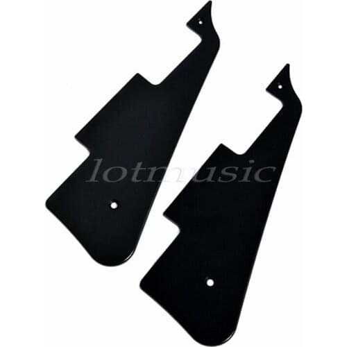 2Pcs Black Pickguard Scratch Plate for Electric Guitar Replacement Parts