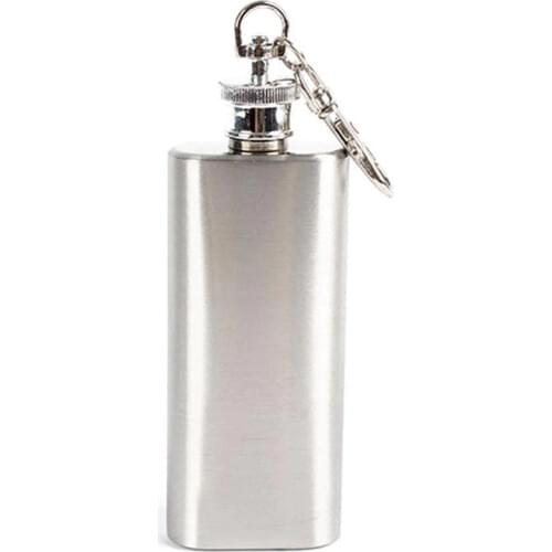 2oz Mini Wine Bottle Stainless Steel Liquor Hip Flask with Screw Cap Portable