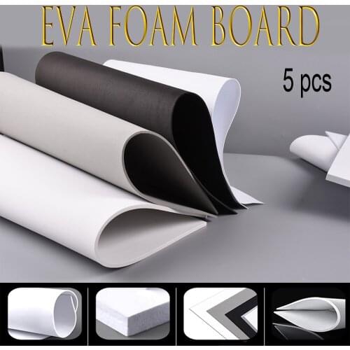 5pcs Eva foam sheets,Craft eva sheets, Easy to cut,Punch sheet,Handmade cospatelay material