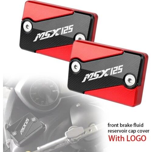 Motorcycle Accessories CNC Aluminum Front Brake Cylinder Cap Fluid Reservoir cover For HONDA MSX 125 MSX125 Grom SF 2013-2020