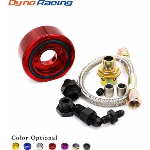 VTEC Oil Supply Adapter Aluminum Conversion Kit For Acura Honda Oil Filter Sender Sandwich Plate Cooler Kit feed Line