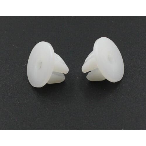 KE LI MI Grommet nuts retainer fixing clip 3.5mm Car lamps buckle retainer white nylon