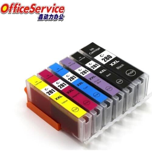 PGI-280 CLI-281 PGI280 cli281 Compatible ink Cartridge For Canon, suit for TS8120 TS8220 TS8320 TS9120 TS9520 TS9521C printer