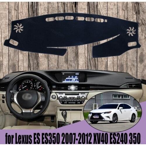 For Lexus ES ES350 ES300h 2013 2014 2015 2016 2017 2018 XV60 350 Dashmats Car-styling Dashboard Cover Pad Carpet Sunshade