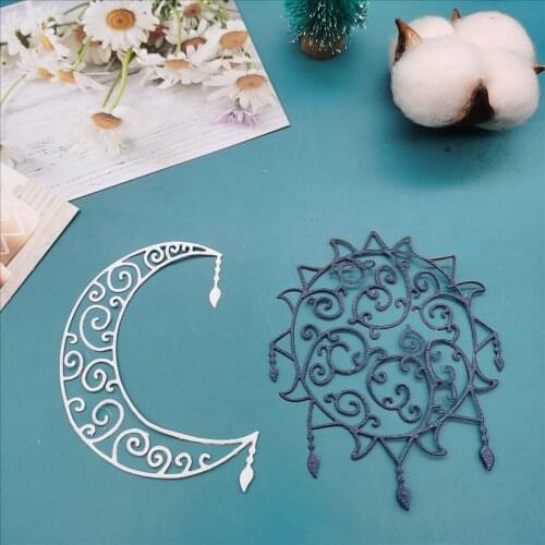 The moon dies New 2020 Metal Cutting Dies For DIY Scrapbooking Card Album Photo Decoration Embossing Folder
