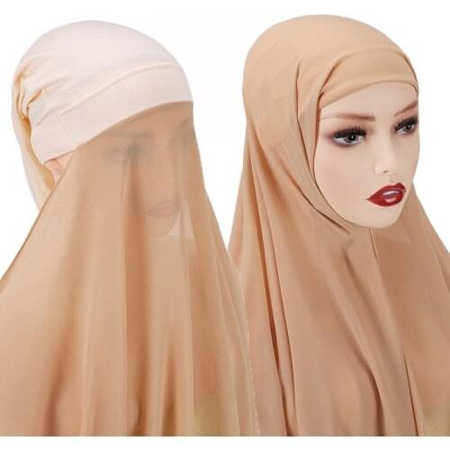 Muslim Underscarf Women Veil Hijab Head Scarves Muslim Women Scarf Turbans Head For Women Womens Hijabs Hijab Caps Hat Islamic