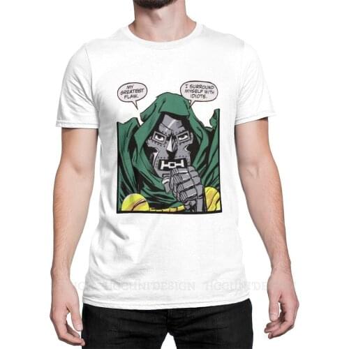Men T Shirts Doom Slayer Shooting Games Funny Tee Shirt My Greatest Flaw Short Sleeve T-Shirt Pure Cotton Adult Clothing