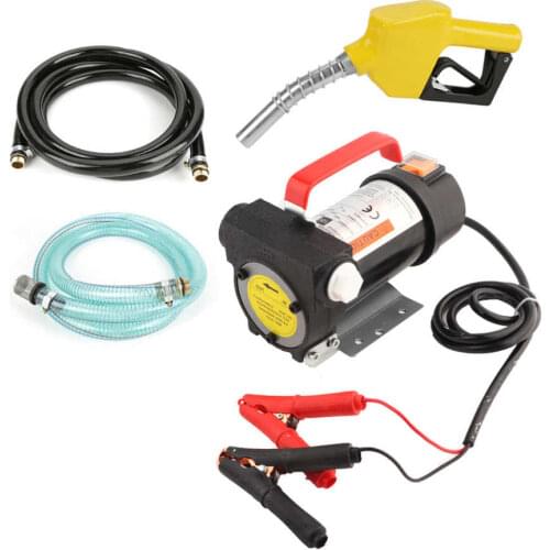 12V 155W Oil Pump 40L/min Electric Fuel Diesel Kerosene Oil Transfer Pump Kit For Vehicle Auto Car Boat Marine Refueling Station