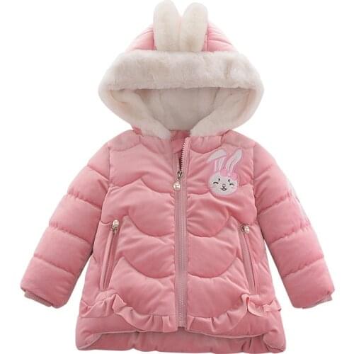 Autumn Winter boys warm Jacket For Girls Christmas Coat Baby Girls Jacket Lamb cashmere Kids Hooded Outerwear Infant Girls Coat