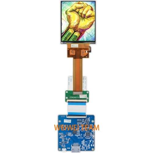 Wisecoco LPM034M131A Screen Panel 3.4 inch 1440×1700 IPS LCD Display To MIPI Drive Board For AR VR Glasses HMD Helmet