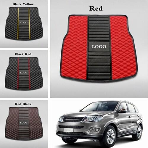Custom Car Trunk Mats for Chery QQ3 QQ6 Ai Ruize A3 Tiggo X1 QQ A5 E3 V5 EQ1 Tiggo E5 A3 Auto Sedan Car Accessories Boot Pads