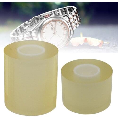 Transparent Dustproof Watch Film Jewelry Portable Accessories Avoid Damage Anti Static Protective Roll Strap Packaging Band