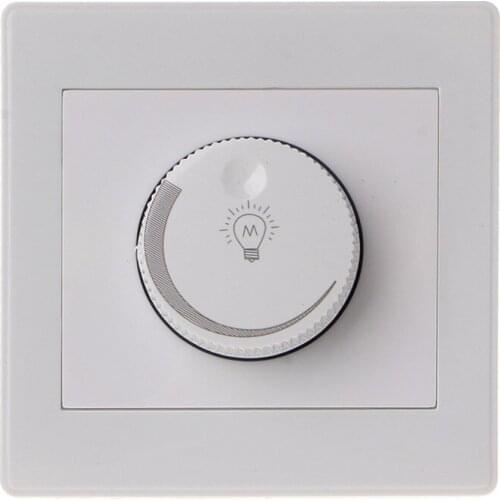 1PC 220V 10A Light Dimmer Switch Adjustable Brightness Controller For Filament Lamp
