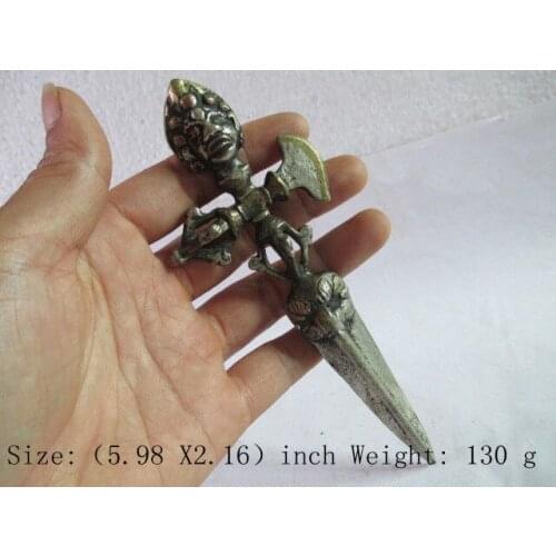 Old sword weapon Buddhism Taoism Chinese unique copper multiplier/1