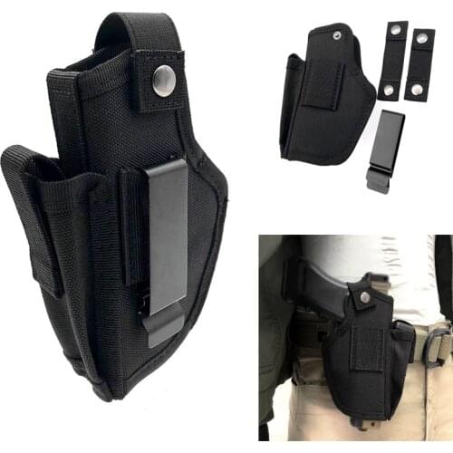 Tactical Pistol Gun Case Left Or Right Hand Universal Gun Carry Concealed Nylon Holster USP Glock Hand Gun Accessories