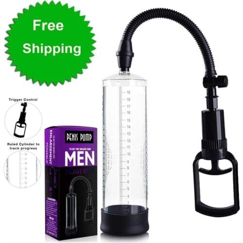 Adult Products Sex Toys for Men Penis Enlargement Pumps Cock Pro Extender Vacuum Penile Bigger Growth Pump Dick Erection Device