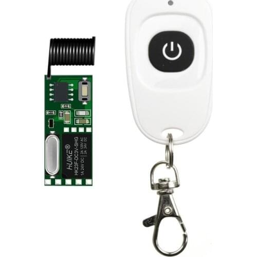 433mhz Universal DC 3V 5V mini wireless remote control switch system receiver+transmitter lighting electric door lock