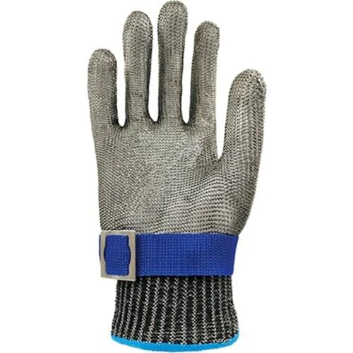 1 Only Stainless Steel Metal Mesh For Right And Left Hand Protection Grade 5, Wooden Cutting Gloves