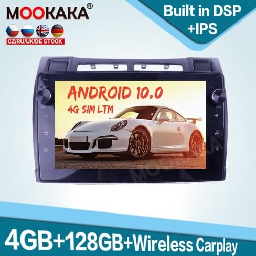 128GB Android 10.0 Car Multimedia Player for Toyota Yaris 2005 - 2012 Auto Radio GPS Navigation Audio Stereo Head Unit Carplay