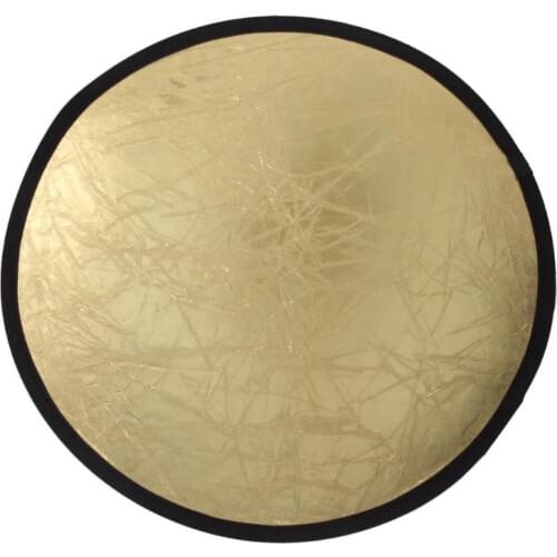 2-in-1 Light Mulit Collapsible Disc Photography Reflector Silver/Gold for Studio Multi Photo Disc Diffuers