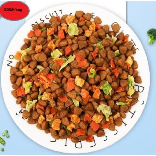 500g Nutritious Dog Food mixed with Fresh grains vegetables for Puppy Adult dog Delicious Food Feeder pet food