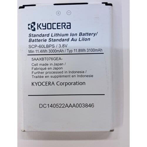 HUSHITONG New Battery 3100mAh 5AAXBT076GEA SCP-60LBPS Battery For Kyocera Brigadier, DuraForce, E6560, E6762, E6782 Batteries
