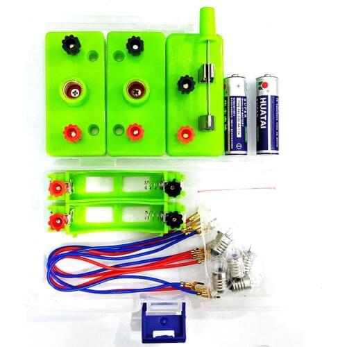 Kids Basic Circuit Electricity Learning Kit Physics Educational Toys For Children Experiment Teaching Hands-on Ability Toy