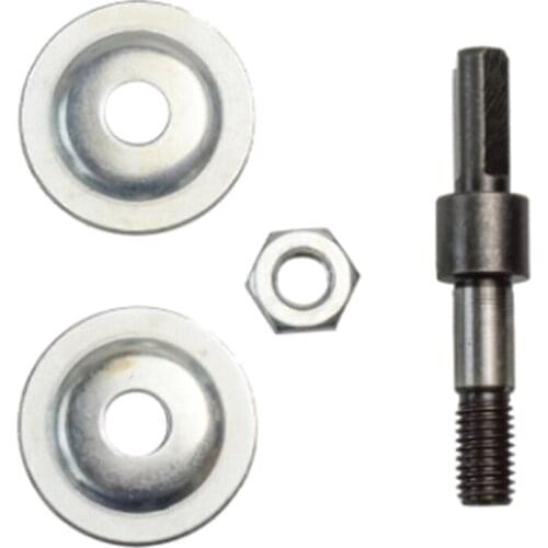 Disc Holder with Inner Diameter 10mm Kit Spanner Kit Power Tools Hole Drill Angle Grinder 87mm Long Mandrel Adapter
