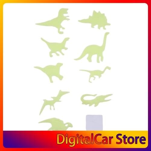 DIY Fluorescent Toys Glow In Dark Wall Ceiling Fridge Sticker Dinosaur Animal Pattern Children Bedroom Decoration Drop Shipping