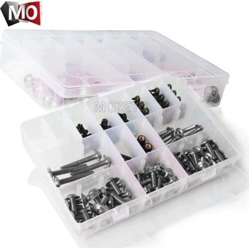 For Kawasaki VERSYS 250 KLE VERSYS 650 1000 X300 VN 1500 1700 650 VULCAN Motorcycle Fairing Bolts Screws Nuts Kit Fastener Clips