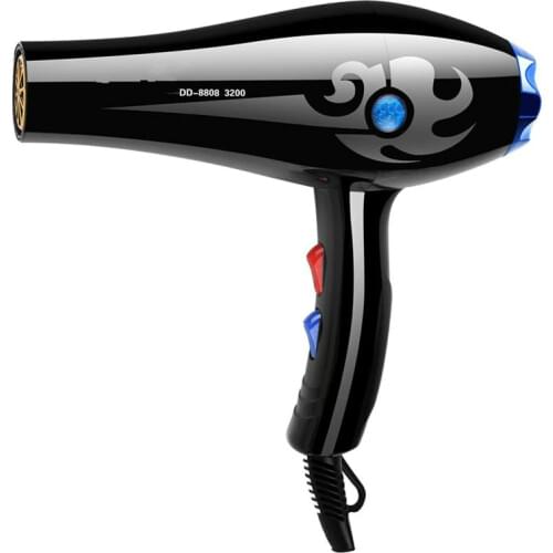 Hair Dryers salon for hairdressers, blue ray high-power dryer, hot and cold air, negative ion home dormitory, quiet NEW