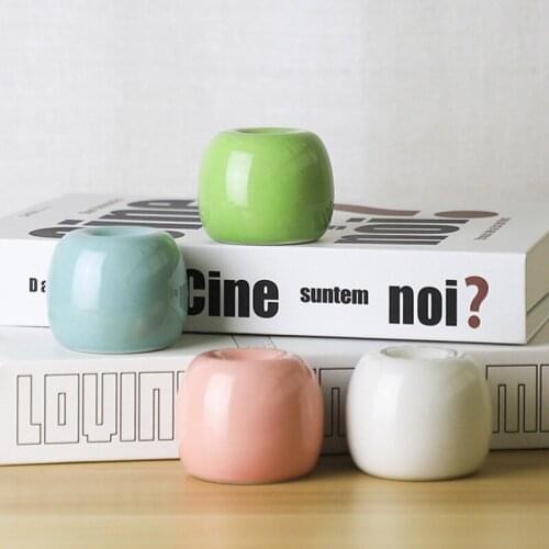 Modern Style Ceramic Vase Imitation Rattan Flower Wedding Room Living Room Home Decoration Supplies