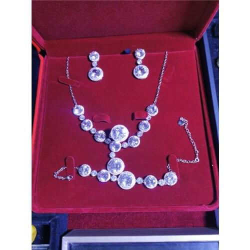 Koraba S925 Silver Retro Palace Style Natural Aquamarine Natural Gemstone Girls Luxury Jewelry Set