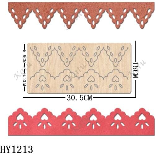 Lace Cutting Dies Wooden Dies Suitable for Common Die Cutting Machines on the Market HY1213