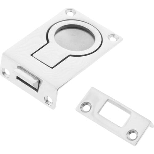 Boat Marine 316 Stainless Recessed Hatch Pull Buckle Floor Latch Flush Ring Pull for Water Sport Dinghy Yacht Accessories