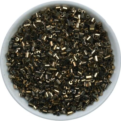 Metal Bronze 2x3mm 1000pcs Czech Glass Seed Tube Spacer Beads Women Bracelet Necklace Diy Jewelry Making