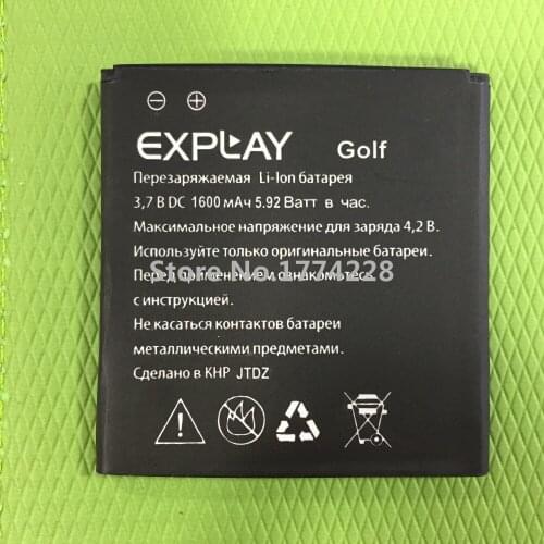 MLLSE Golf 1600mAh High Quality Mobile Phone Replacement Li-ion Battery for Explay Glof Battery