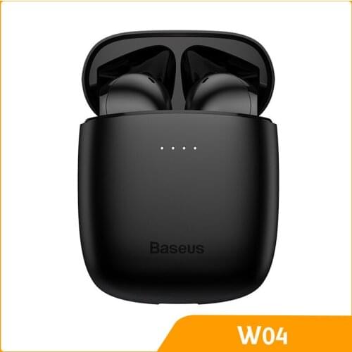 New Xiaomi Youpin Earphone Baseus W04 True Wireless Headphones Stereo Sports Headset For Huawei Mini Earbuds With Charging Box