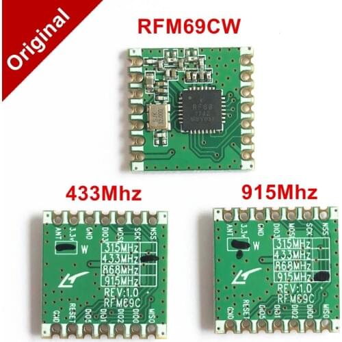 RFM69 RFM69C RFM69CW 13DBM 433/868/915Mhz RF Transceiver Module HopeRF ORIGINAL