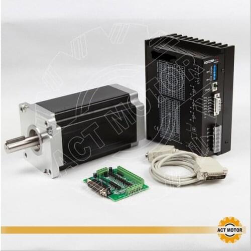 Great CNC Kit! ACT Motor 1PC Nema42 Stepper Motor 42HS9460 100mm 6A 1700oz-in+1PC Driver DM2722 230V 9.8A CNC US CA DE UK Free