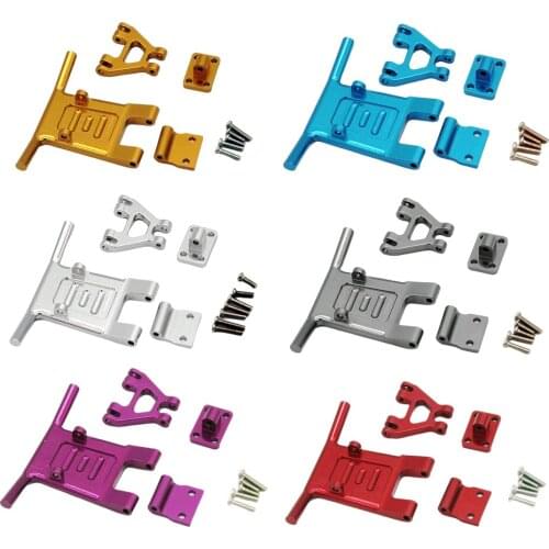 Aluminum Alloy Front Guard & Bumper Set for Wltoys 124016 Crawler Model Buggy Spare