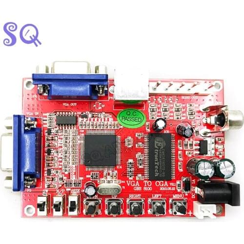 VGA to CGA/CVBS/S-Video HD Video Game Converter Board Hot Worldwide