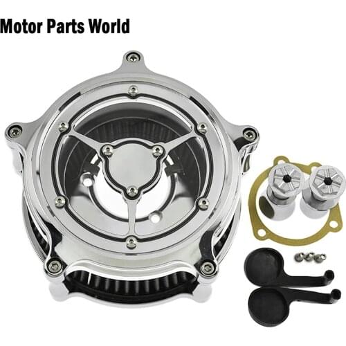 Motorcycle Air Intake Filter Air Cleaner Aluminum For Harley Sporster XL883 XL1200 Dyna Softail Touring Street Glide Road King