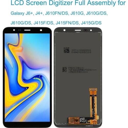 LCD Screen and Digitizer Full Assembly for Galaxy J6 Plus/J4 Plus/J6+/J4+ SM-J410/J415/J610 Free Tools