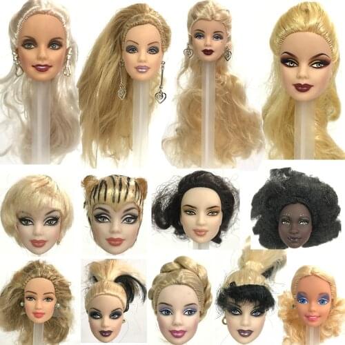1 Pcs Princess Doll Head Toys Parts Limited Edition Heads DIY Toy Girl Gift Toy Good Makeup Head Hair Head For 1/6 Doll JJ