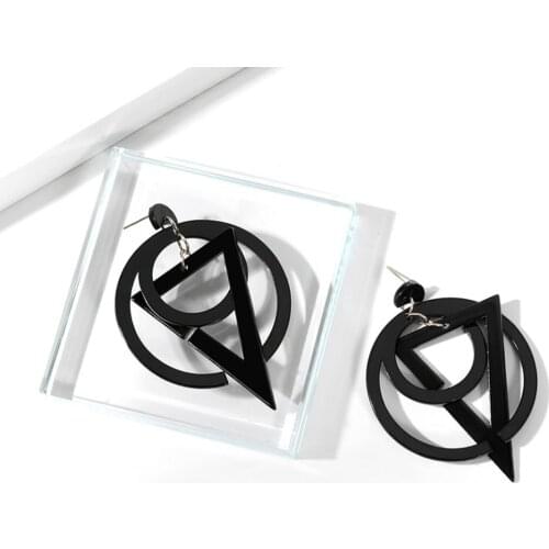 2018 Fashion Jewelry Classic Popular Ear Buckle Stylish Acrylic Earrings Ear Studs For Wedding Party Engagement Anniversary