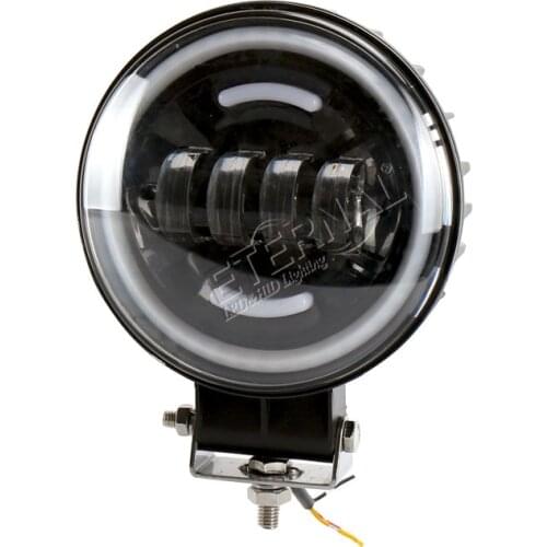 2x 40W led driving light fog lamp White DRL halo work lamp for off road 4x4 SUV UTV truck trailer car automotive motorcycles